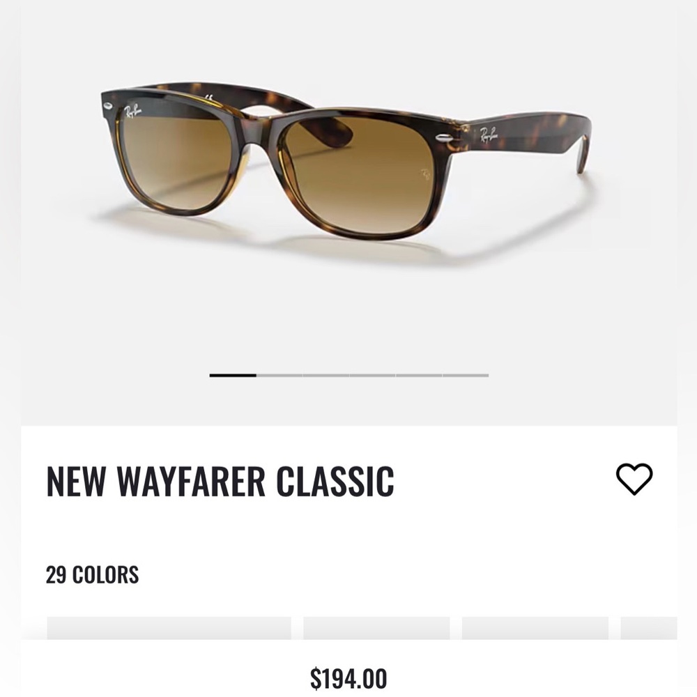 Rayban “New Wayfarer”